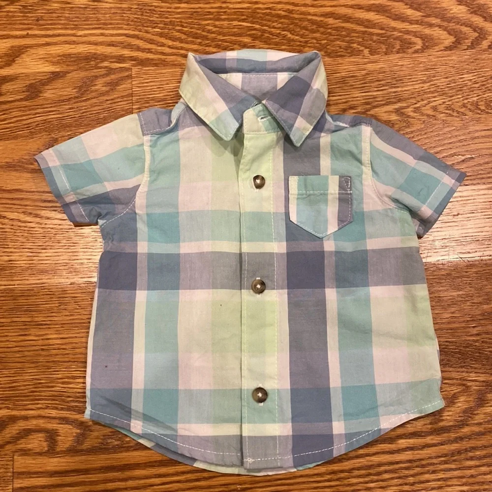 Newborn button down set - Picture 2 of 8